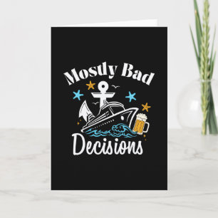 Tarjeta Crucero de decisiones principalmente D alcohol