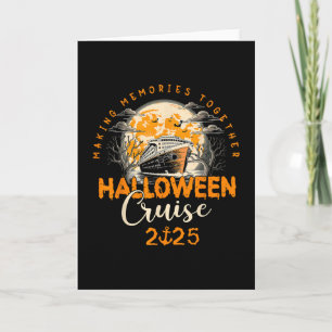 Tarjeta Crucero de Halloween para crear recuerdos juntos F