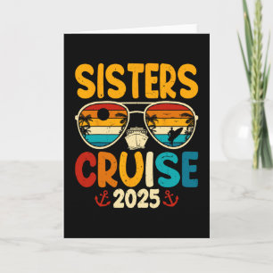 Tarjeta Crucero de la Hermana 2025 Viaje de Vacaciones Fam