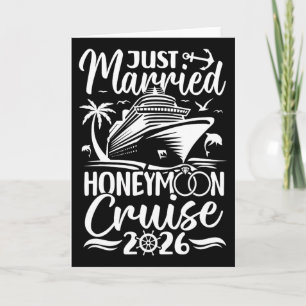 Tarjeta Crucero de luna de miel para parejas compatibles 2