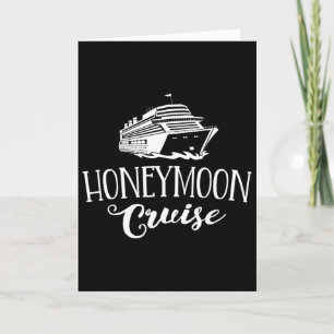 Tarjeta Crucero de luna de miel parejas coincidentes vacac
