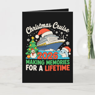 Tarjeta Crucero de Navidad 2026 Creando Recuerdos para Tod