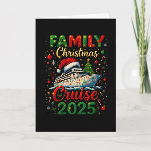 Tarjeta Crucero de Navidad Familiar 2025 Grupo Navidad Div