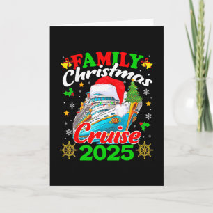 Tarjeta Crucero de Navidad Familiar 2025 Navidades Elfo de