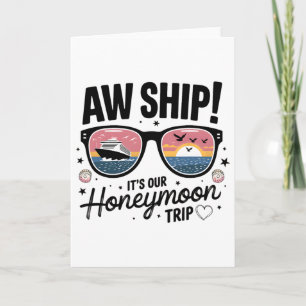 Tarjeta Crucero de Parejas Embarque Es Nuestro Viaje de Lu