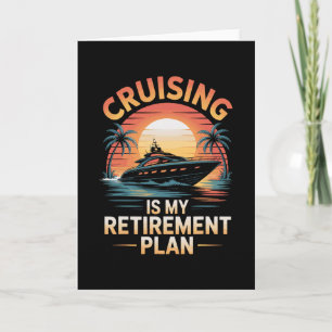 Tarjeta Crucero Es Mi Plan De Jubilación Divertido Crucero