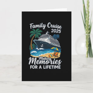 Tarjeta Crucero Familiar 2025 Creando Recuerdos Para Toda