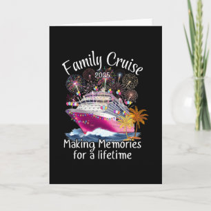 Tarjeta Crucero Familiar 2025 Creando Recuerdos Para Toda 