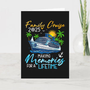 Tarjeta Crucero Familiar 2025 Creando Recuerdos Para Toda 