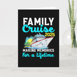 Tarjeta Crucero Familiar 2025 Creando Recuerdos Para Toda 
