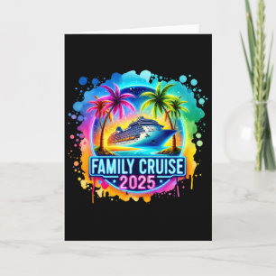 Tarjeta Crucero Familiar 2025 Hawái Playa Coco Verano Vac