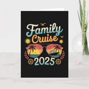 Tarjeta Crucero Familiar 2025 Vacaciones Coincidentes 2025