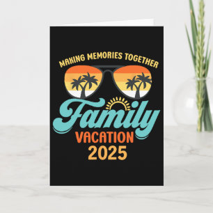 Tarjeta Crucero Familiar 2025 Vacaciones Familiares Combin