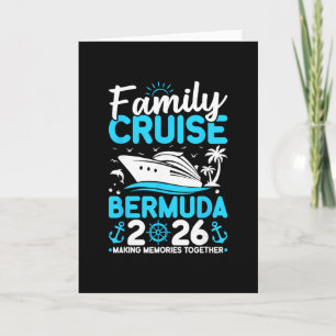 Tarjeta Crucero Familiar 2026 Bermudas Creando Recuerdos F