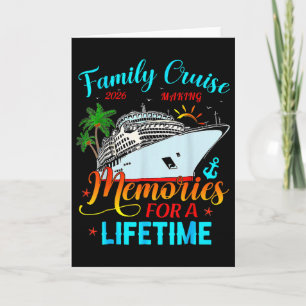 Tarjeta Crucero Familiar 2026 Creando Recuerdos Para Toda