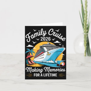 Tarjeta Crucero Familiar 2026 Creando Recuerdos para Toda 