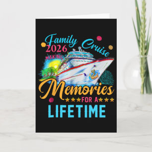 Tarjeta Crucero Familiar 2026 Creando Recuerdos Para Toda