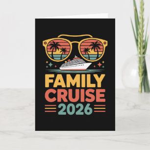 Tarjeta Crucero Familiar 2026 Navegando
