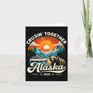 Tarjeta Crucero Familiar Alaska 2025 Crucero Viaje en Fami