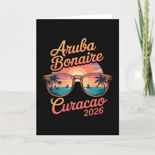 Tarjeta Crucero Familiar Aru Bonaire Curacao Amigos 2026 V