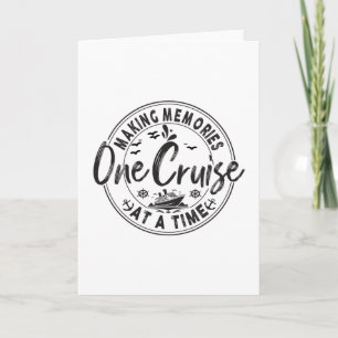 Tarjeta Crucero Familiar Creando Recuerdos Un Crucero a la