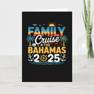 Tarjeta Crucero Familiar Hamas 2025 Verano Vacaciones Coin
