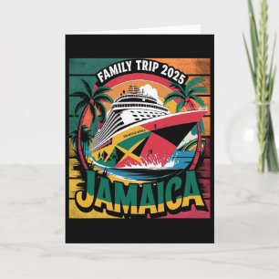 Tarjeta Crucero Familiar Jamaica Navegando Juntos 2025 