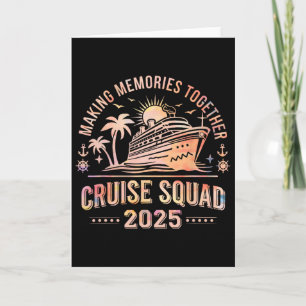 Tarjeta Crucero Familiar Making Memories Together Cruise S