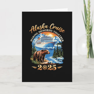 Tarjeta Crucero familiar por Alaska Creando recuerdos 2025