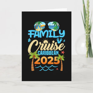 Tarjeta Crucero familiar por el Caribe 2025 Vacaciones coi