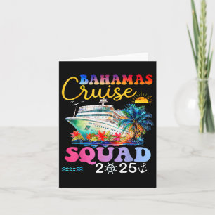 Tarjeta Crucero Familiar por Las Bahamas 2025 Verano Vacac