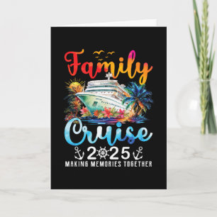 Tarjeta Crucero Familiar Vacaciones 2025 Cruisin Juntos