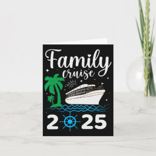 Tarjeta Crucero Familiar Viaje de Vacaciones de Verano 202