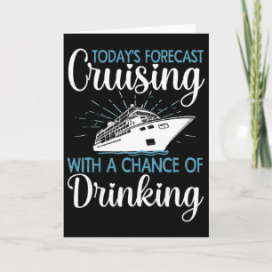 Tarjeta Crucero genial para hombres, mujeres y familia en 