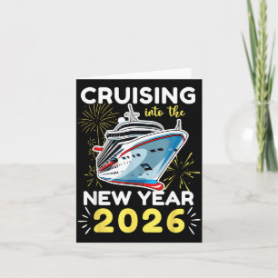 Tarjeta Crucero hacia el nuevo año 2026