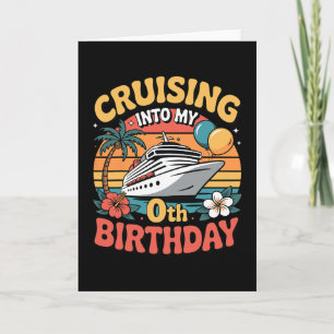 Tarjeta Crucero hacia mi cumpleaños 0