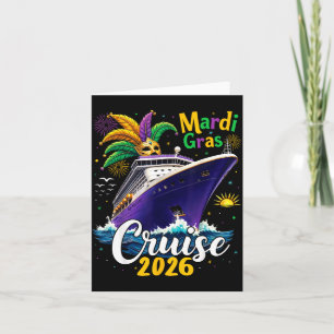 Tarjeta Crucero Mardi Gras 2026 Vacaciones de crucero fami