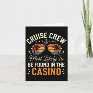 Tarjeta Crucero Más Probable De Encontrar En El Casino