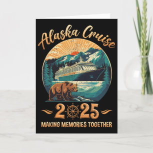 Tarjeta Crucero por Alaska 2025 Aventura Familiar para Fam