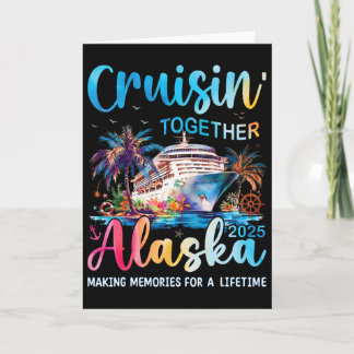 Tarjeta Crucero por Alaska 2025 Vacaciones de crucero fami