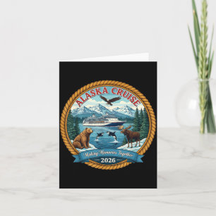 Tarjeta Crucero por Alaska 2026 Amigos y Familiares