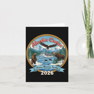 Tarjeta Crucero por Alaska 2026 Amigos y Familiares Coinci