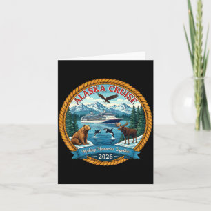 Tarjeta Crucero por Alaska 2026 Amigos y Familiares Grupo