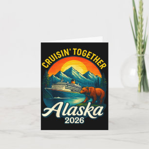 Tarjeta crucero por Alaska 2026 cruisin juntos familia coi