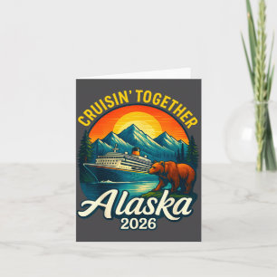 Tarjeta Crucero por Alaska 2026 Cruisin Together Familia C