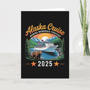 Tarjeta Crucero por Alaska Creando Recuerdos 2025 Vacacion