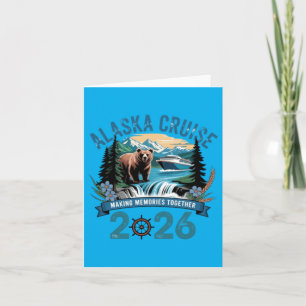 Tarjeta Crucero por Alaska Creando Recuerdos Juntos 2026 O
