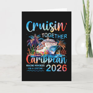 Tarjeta Crucero por el Caribe 2026 Vacaciones Familiares C
