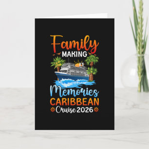 Tarjeta Crucero por el Caribe Creando Recuerdos 2026 Cruce