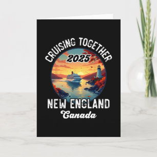Tarjeta Crucero por Nueva Inglaterra Canadá